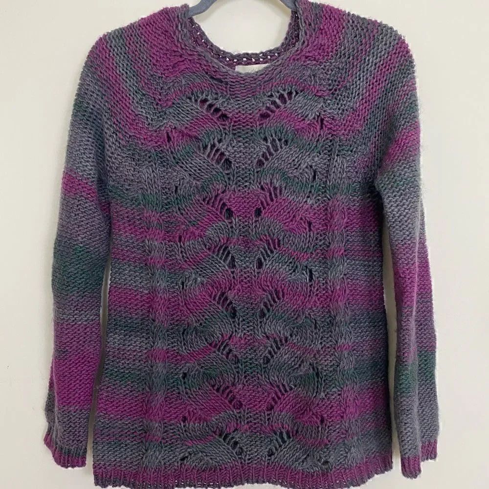 Lola’s Made In Italy | Wool Open Knit Sweater | S